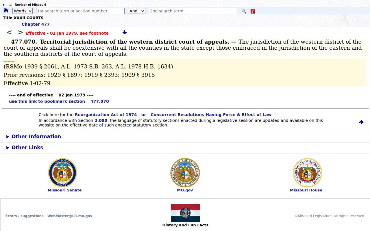 Linn County Bucklin court docket Western District appeal jurisdiction