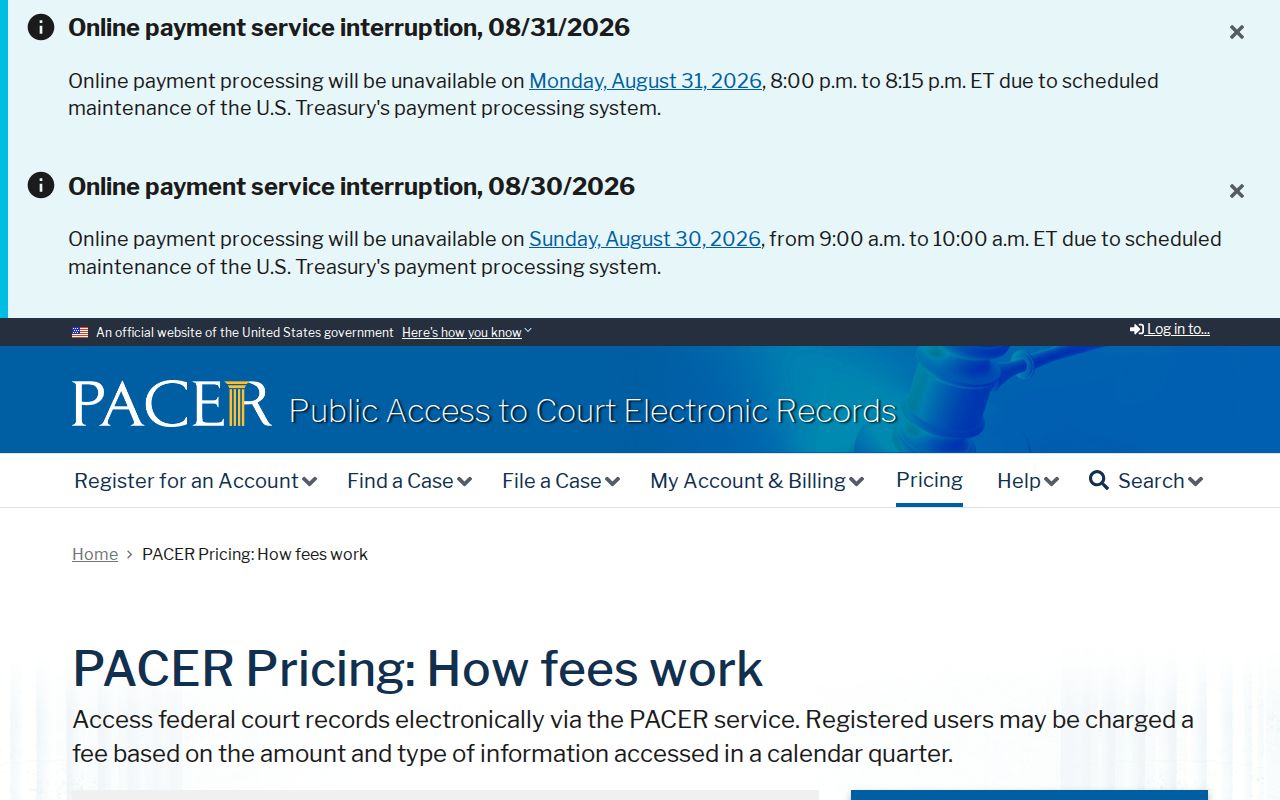 Linn County Laclede court docket federal access fee source